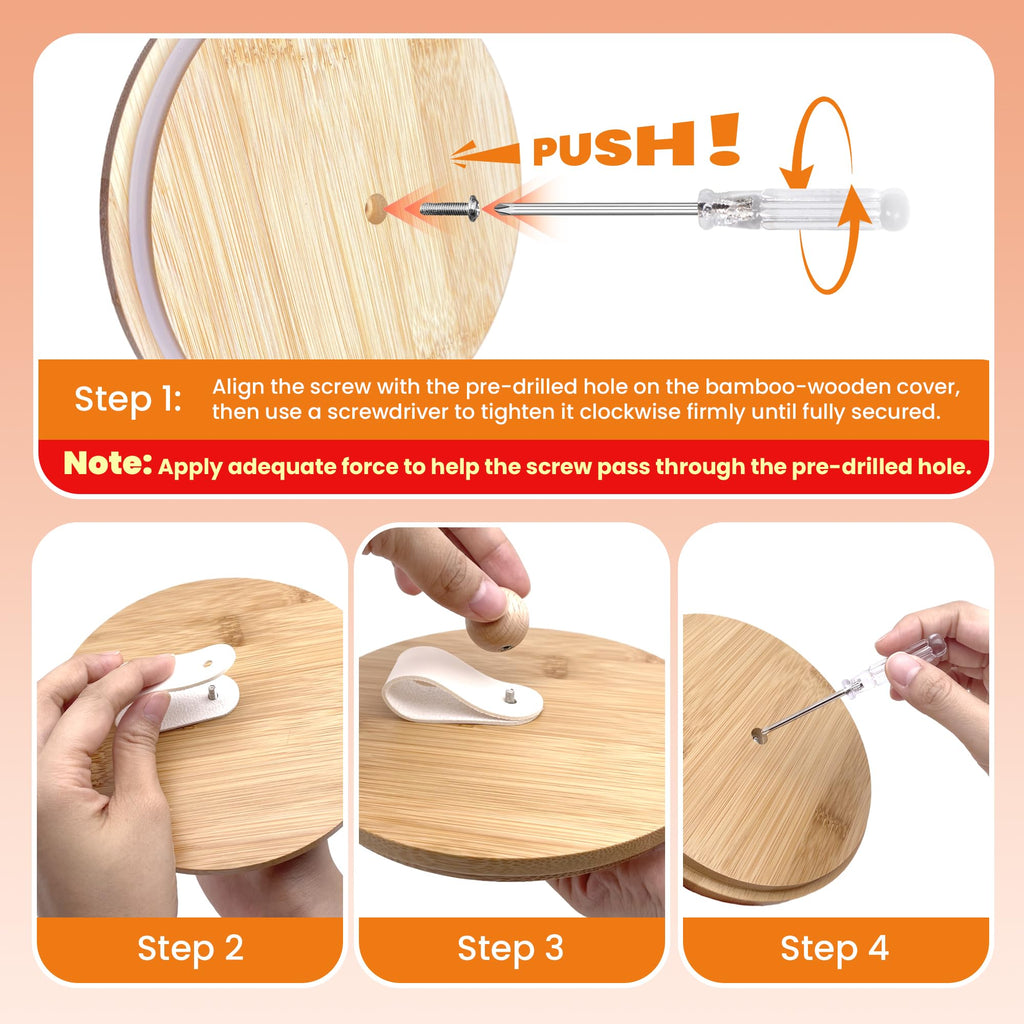 3 Pack Airtight Dog Treat Containers with Bamboo Lids A211304