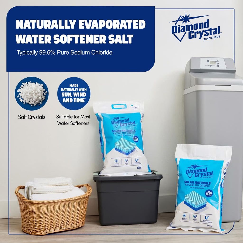 6 Pack Water Softener Salt, 40 lbs J5714