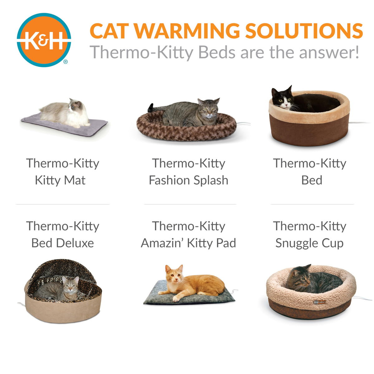 Self-Warming Cat Bed Pad Small 21 X 17 Gray Black D215857
