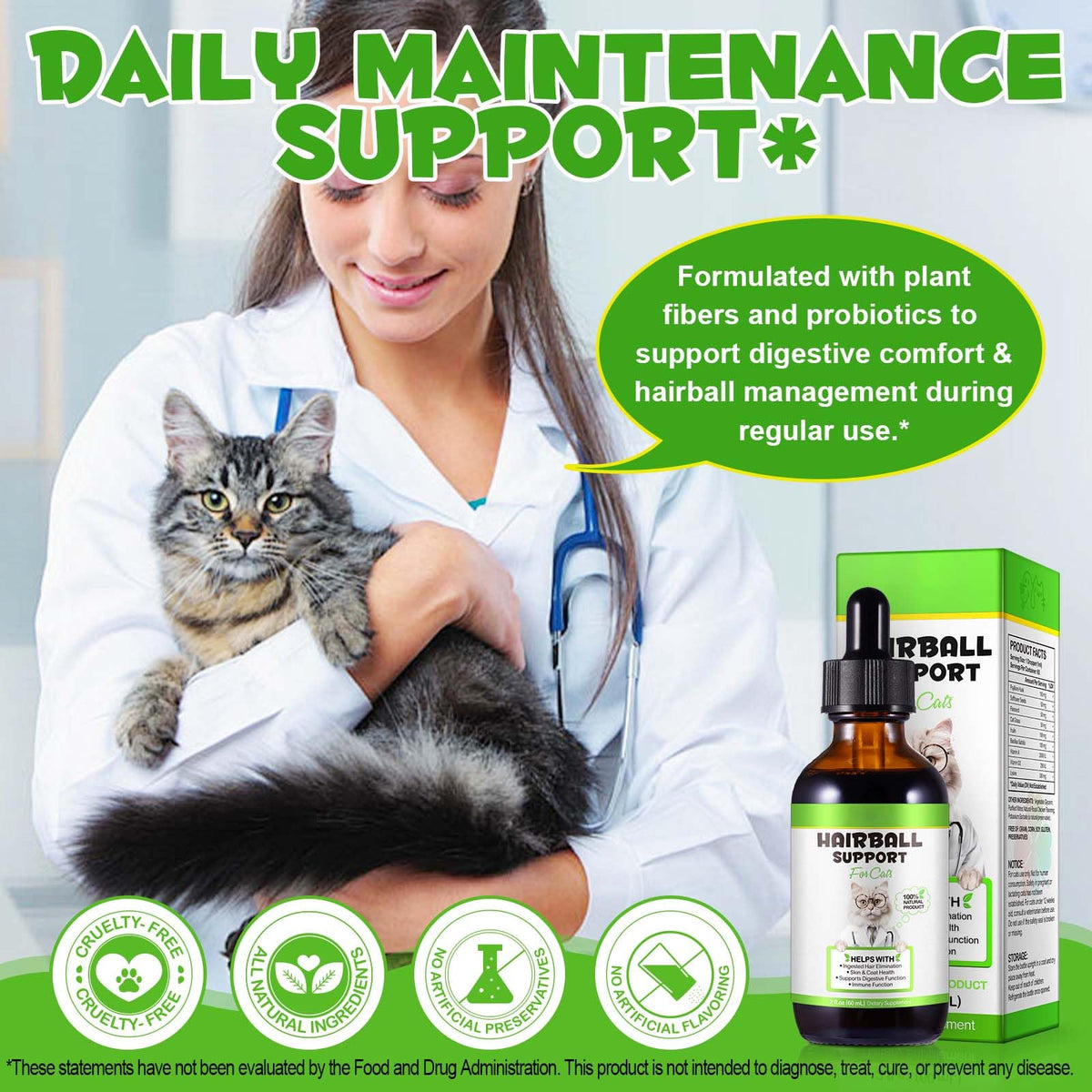 Chicken Flavor Hairball Treatment for Cats R2753