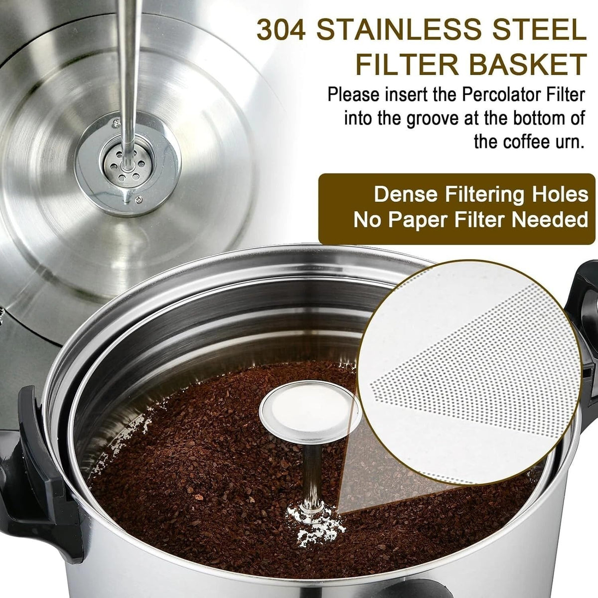 24L Stainless Steel Electric Coffee Urn Y239537
