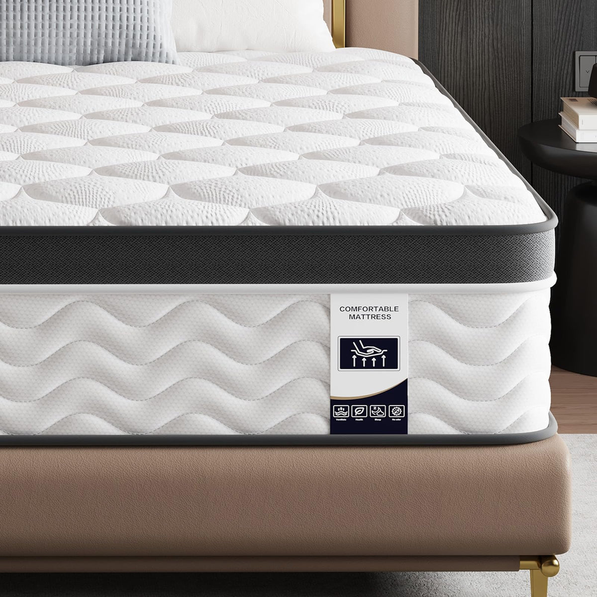 12 Inch Full Size Hybrid Mattress Q297