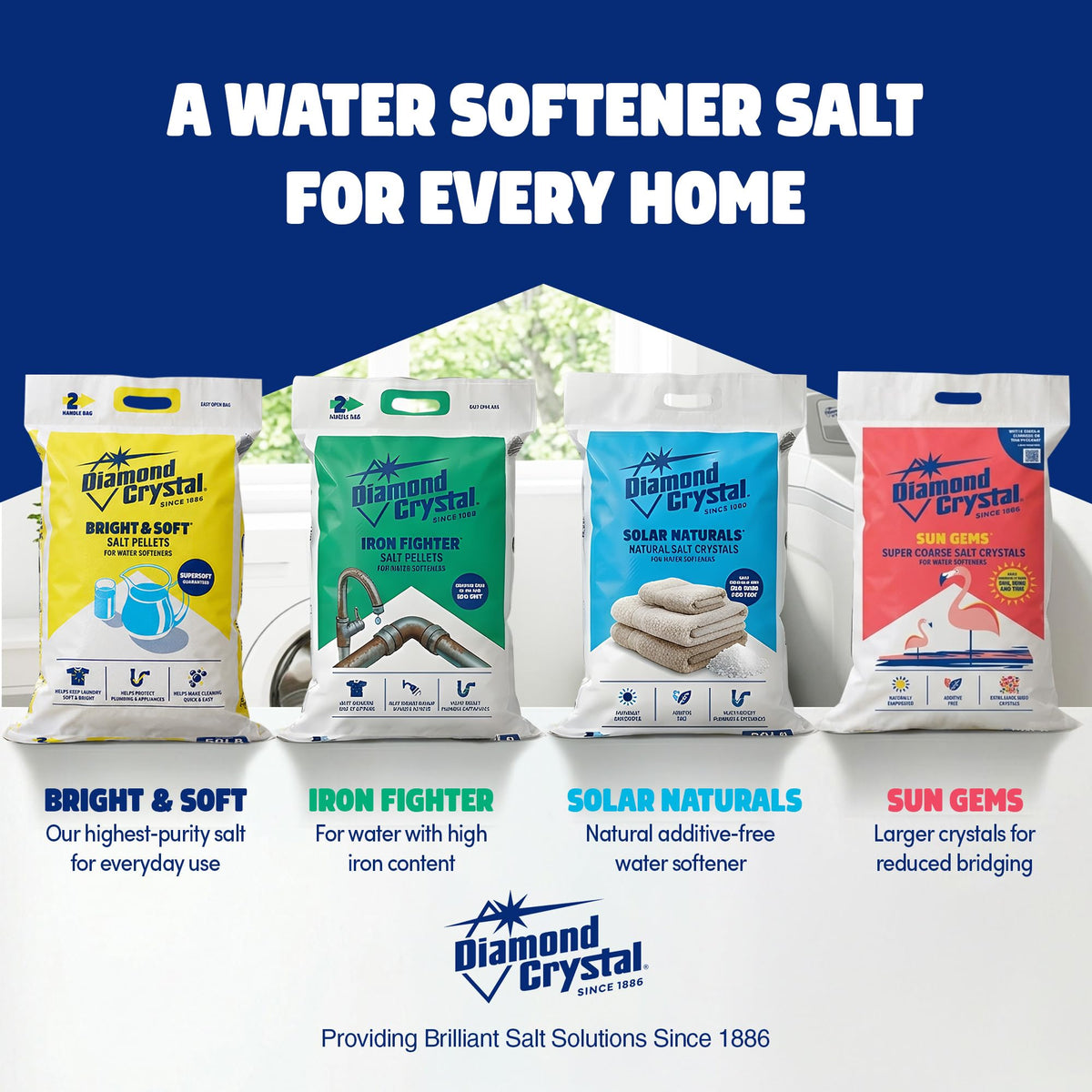6 Pack Water Softener Salt, 40 lbs J5714