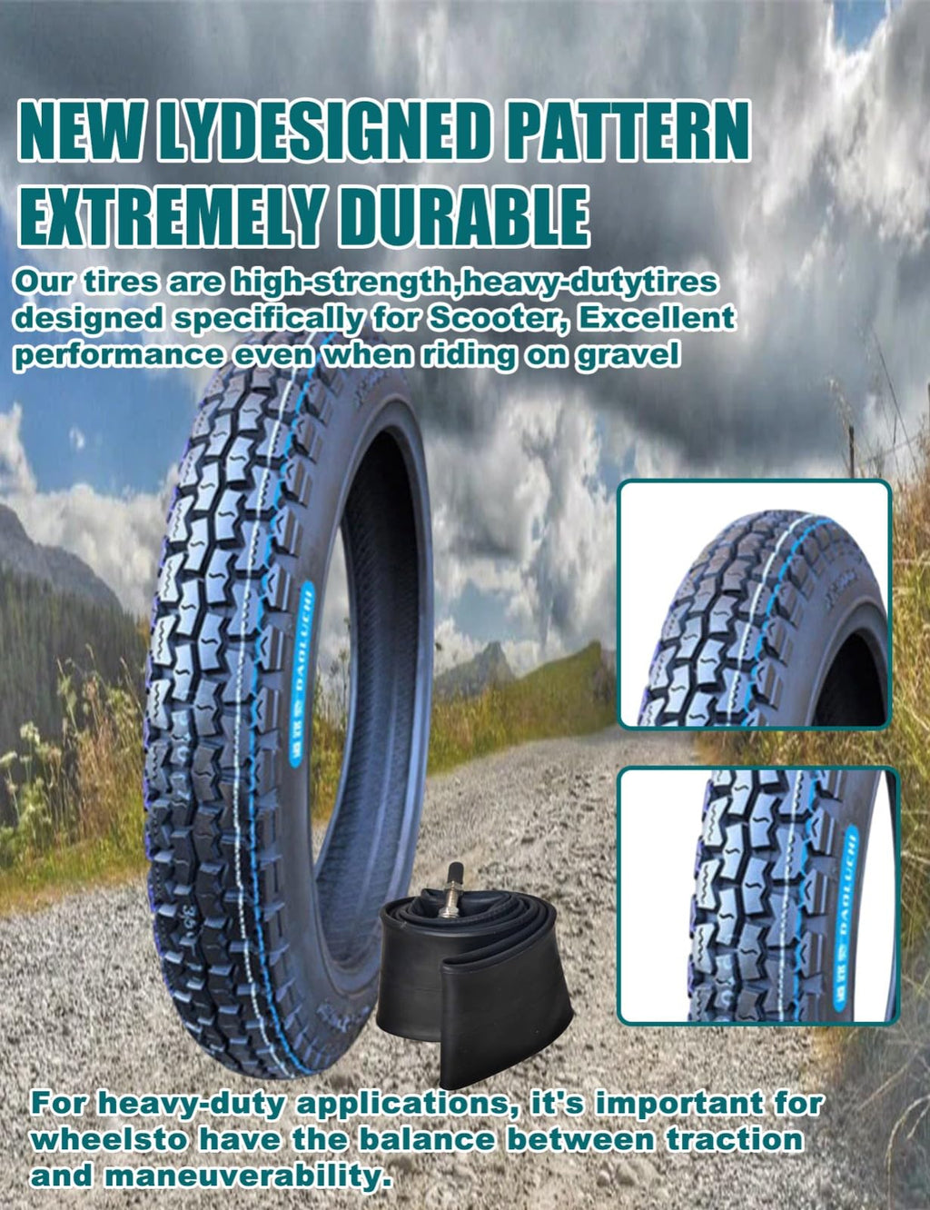 3.00-17 Off Road Motorcycle Tire and Inner Tube L82946