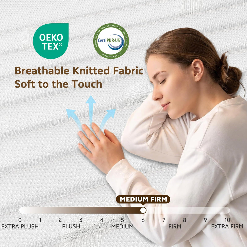 Full Size 12 Inch Hybrid Mattress B8017