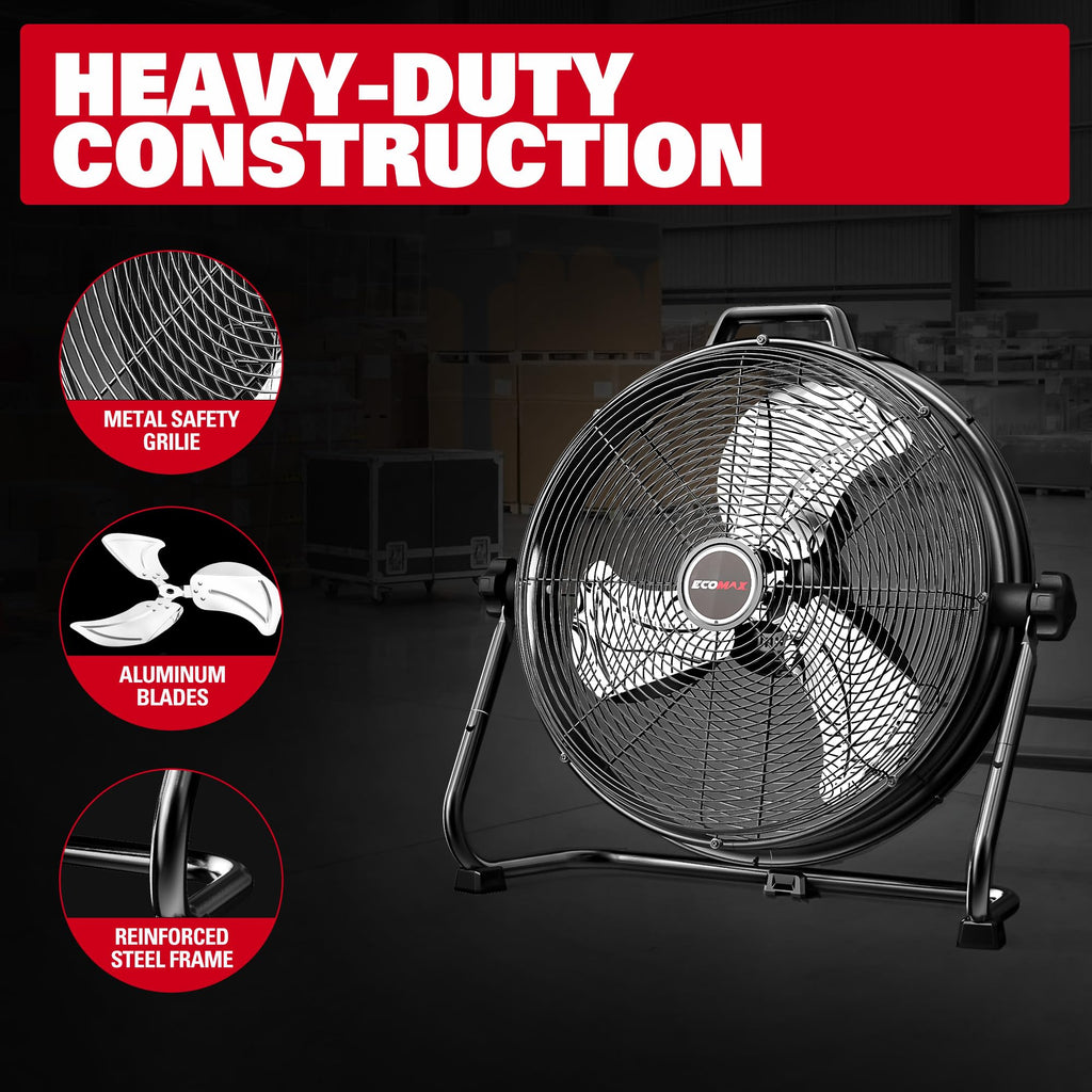 20-Inch 2300 CFM 3-Speed Industrial Drum Fan R627320