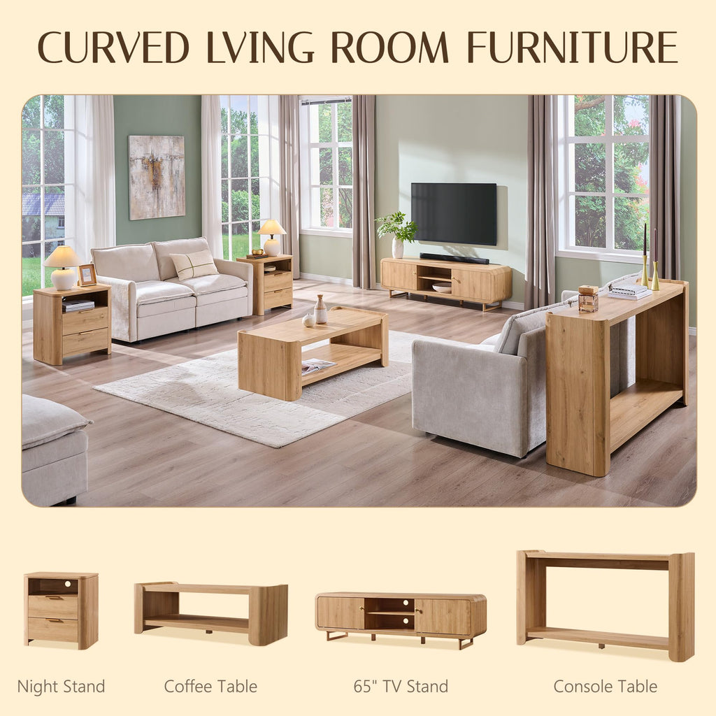 48" 2-Tier Storage Coffee Table C14840