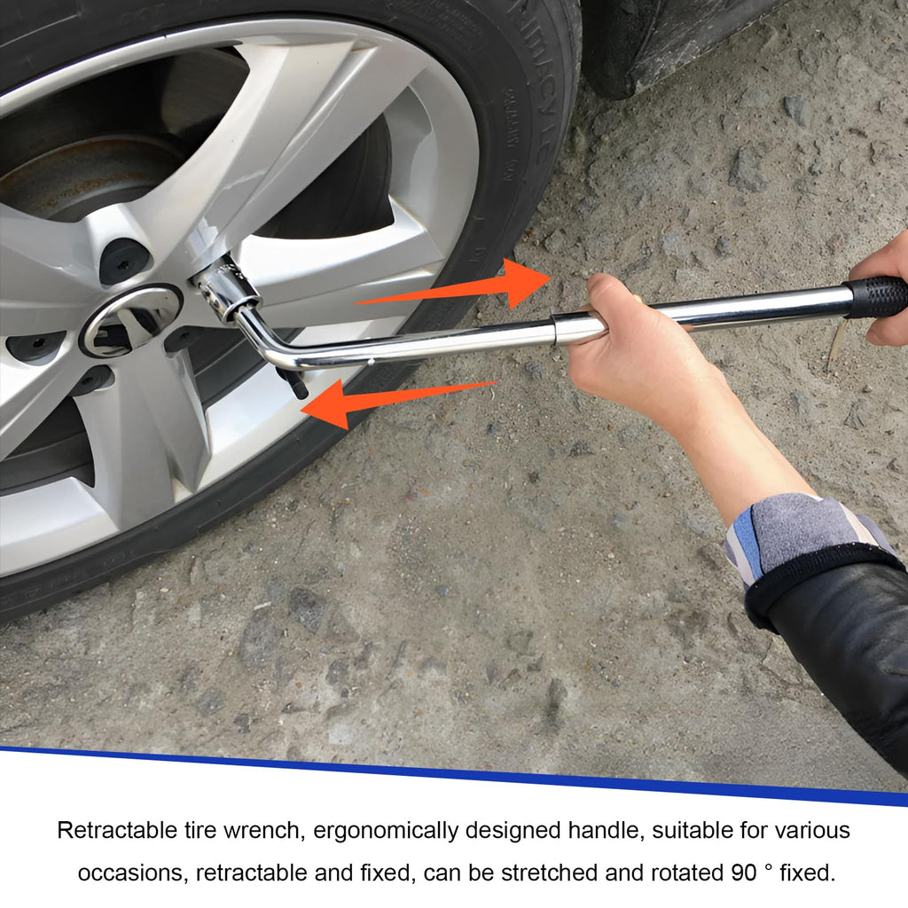2 Ton Portable Scissor Jack with Lug Wrench V767167