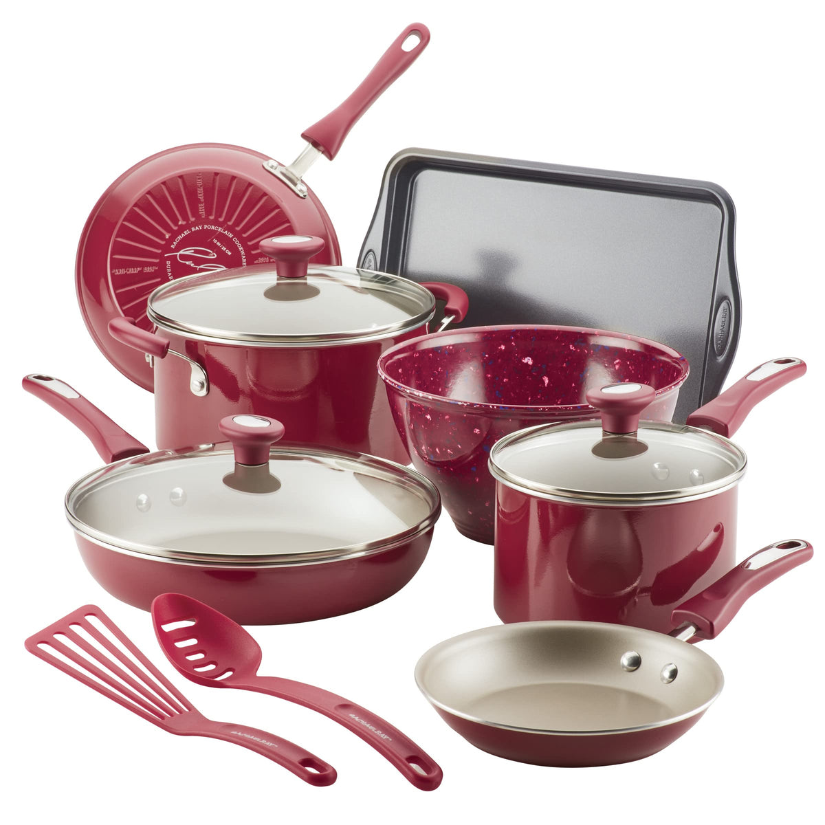 12 Piece Nonstick Cookware Pots and Pans Set D82855