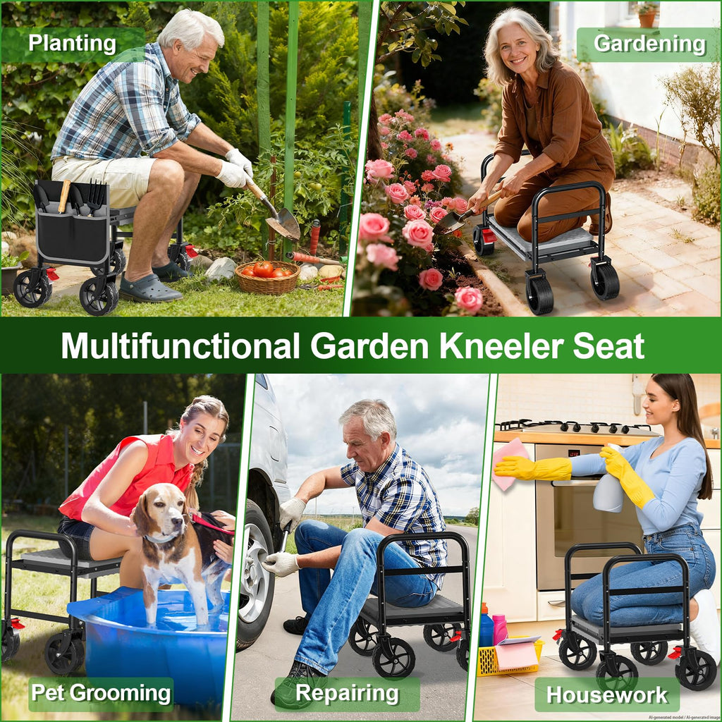 Rolling Garden Kneeler and Seat V72630