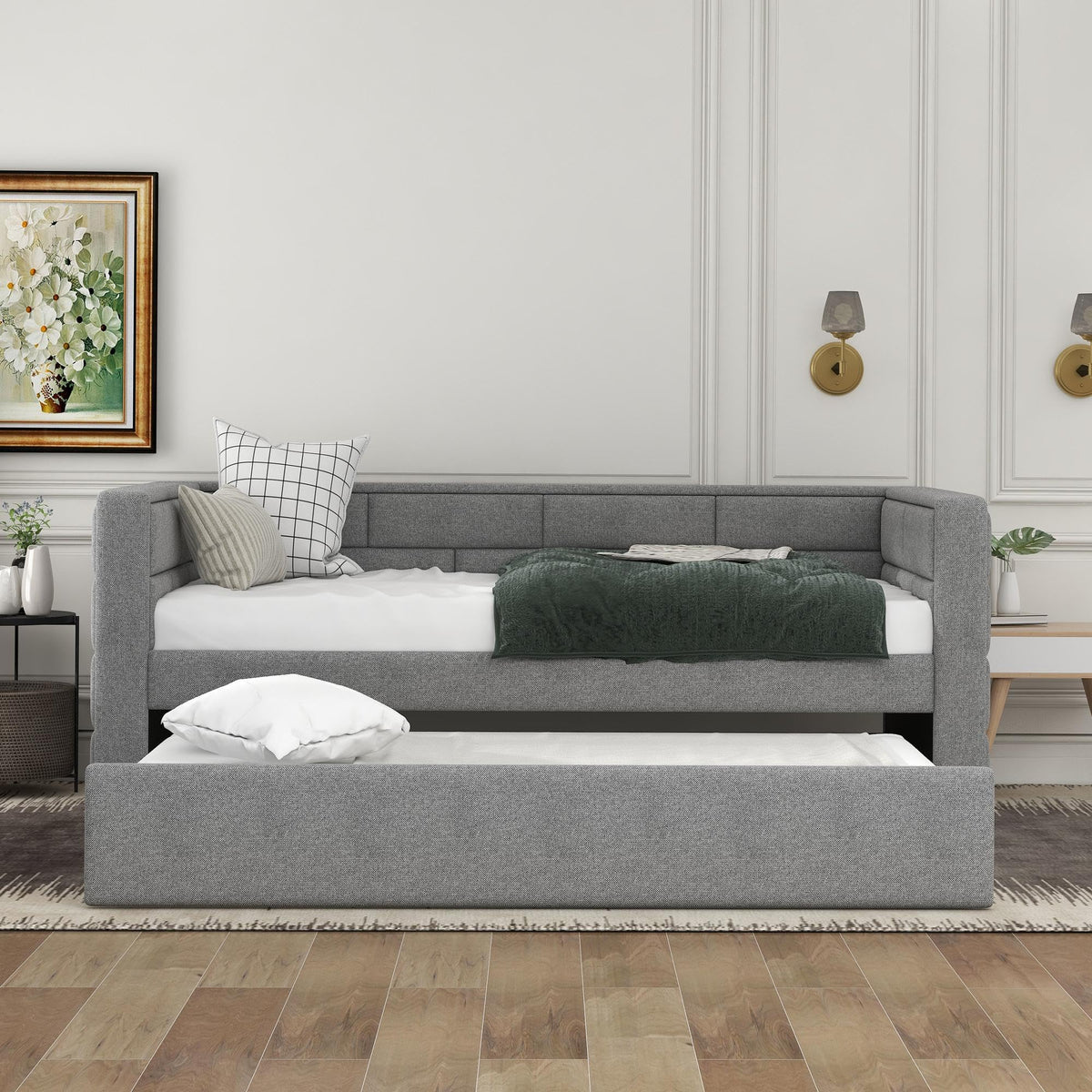 Twin Upholstered Daybed with Trundle G5075