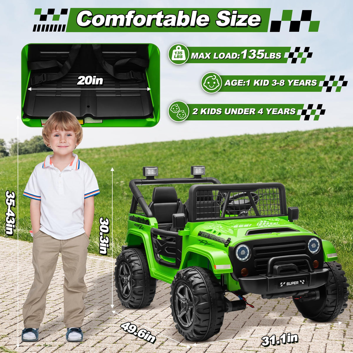 24V Ride on Car with Remote Control O531