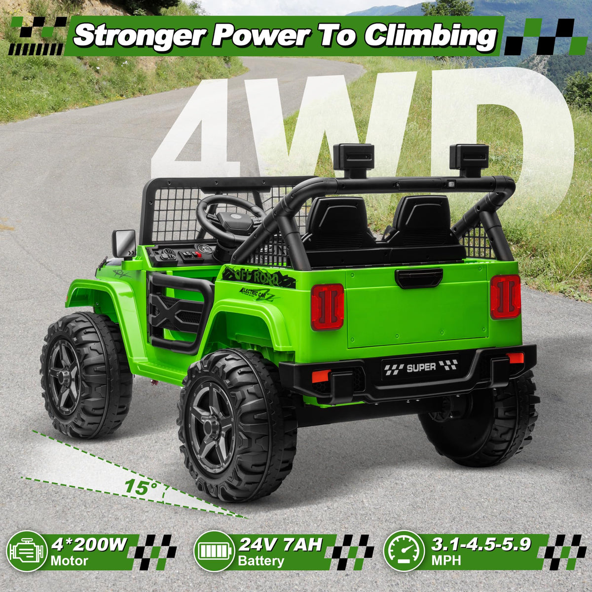 24V Ride on Car with Remote Control O531