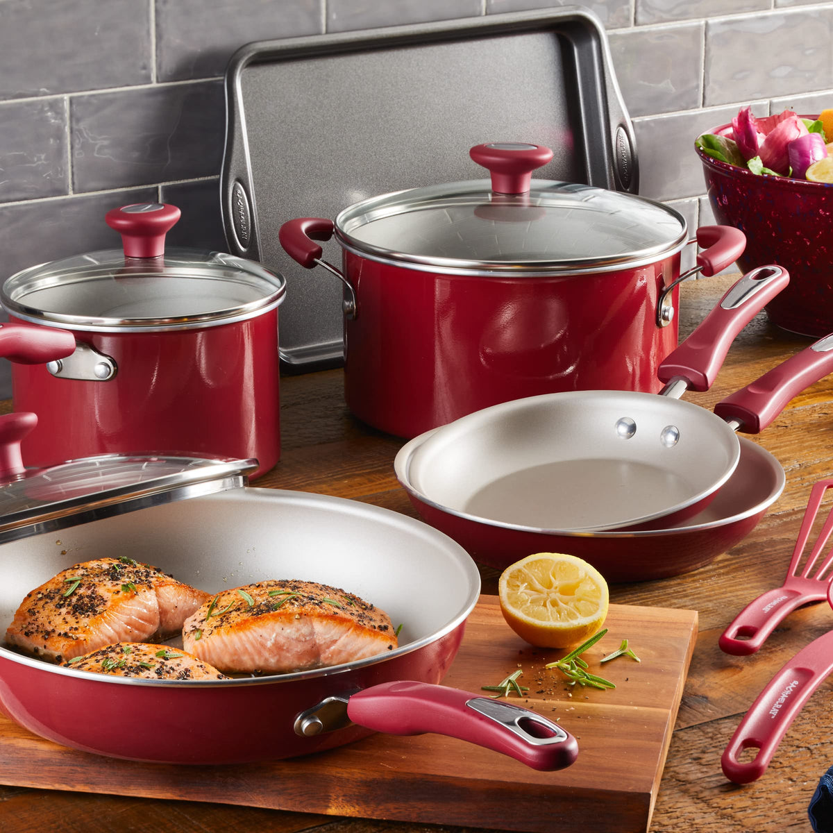 12 Piece Nonstick Cookware Pots and Pans Set D82855