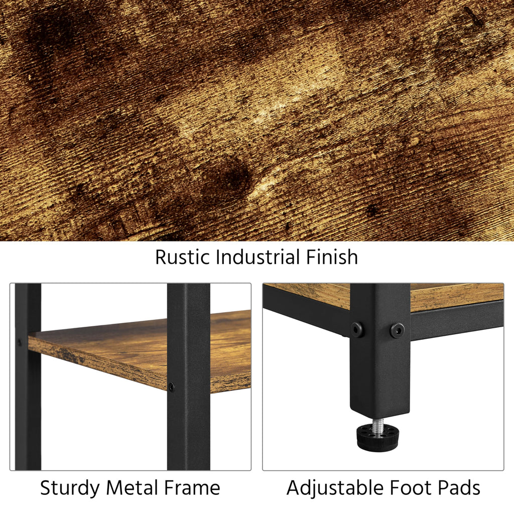 30 Inch 3-Tier Narrow Side Table S842491